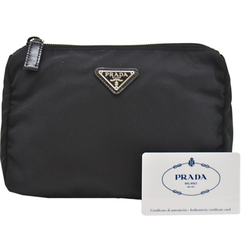 Prada Black Multi Triangle Logo Case - Picture 2 of 3